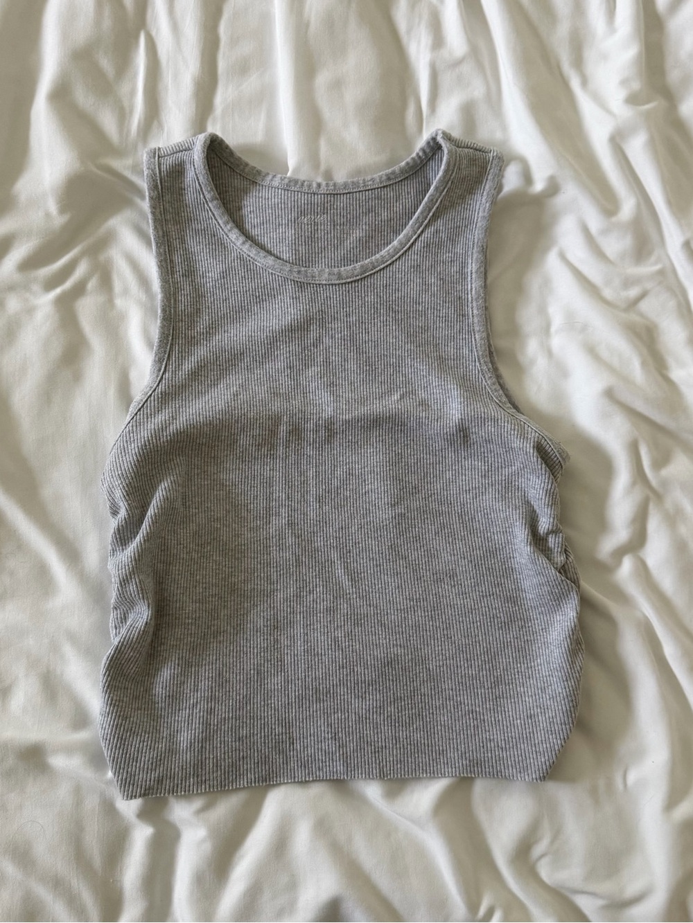 aerie Ruched Ribbed Tank Top